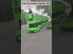 স্বচালিত কাঁচি লিফট 6m-14m মোবাইল লিফট প্ল্যাটফর্ম