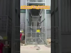 উল্লম্ব স্থির হাইড্রোলিক লিফট টেবিল 3m 2000kg স্থির কাঁচি লিফট প্ল্যাটফর্ম