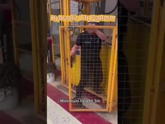 শিল্প গুদাম হাইড্রোলিক কার্গো লিফট উল্লম্ব গাইড রেল পণ্য লিফট