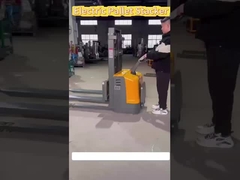 ২ টন ইলেকট্রিক স্ট্যাকার ট্রাক স্ট্যান্ডিং টাইপ ফোর্কল্ট প্যালেট স্ট্যাকার