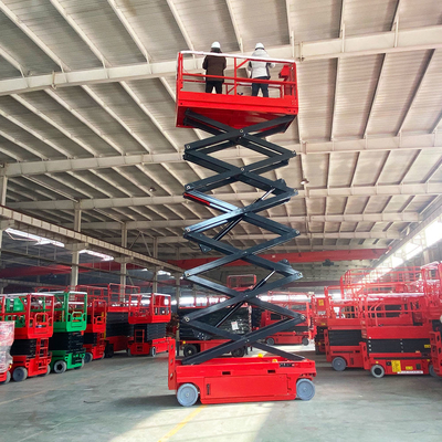 কেনা 16m Electric Self Propelled Scissor Lift 230KG Capacity online manufacture