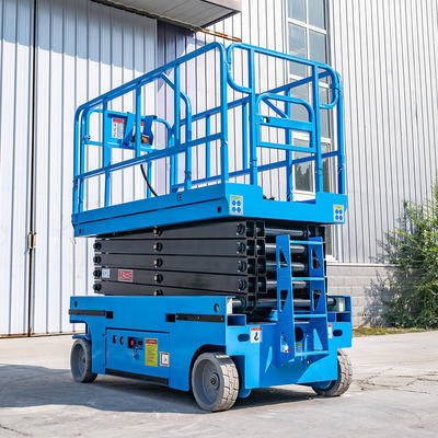 কেনা High Altitude Work Platform Fully Automatic Electric Scissor Lift Platform অনলাইনে উৎপাদন
