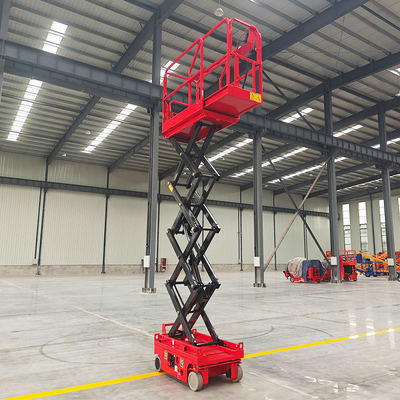 কেনা Self-propelled Electric Scissor Lift 6m 230kg Mini Aerial Work Platform অনলাইনে উৎপাদন